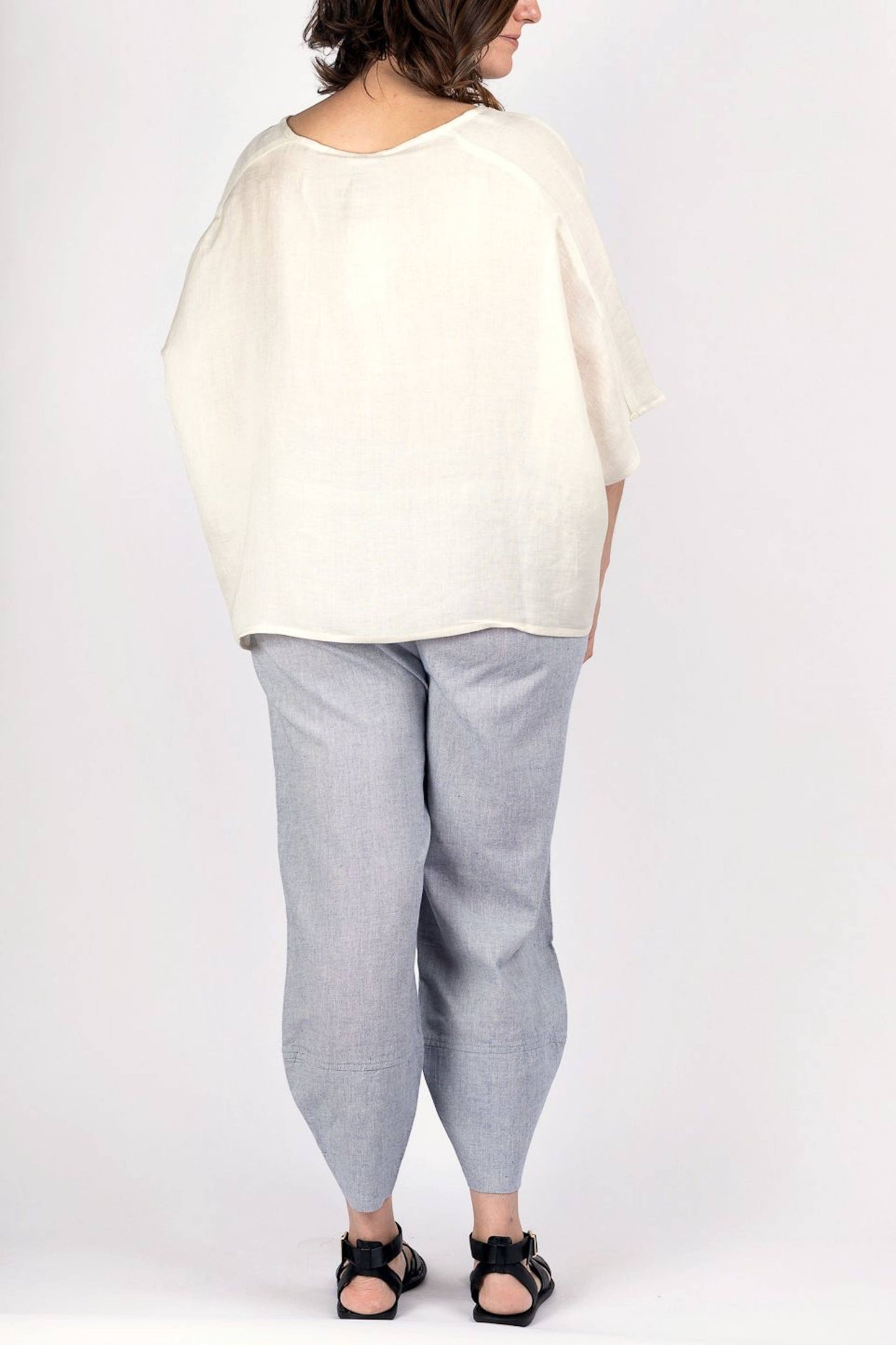 Everly Linen Blouse Natural: Natural
