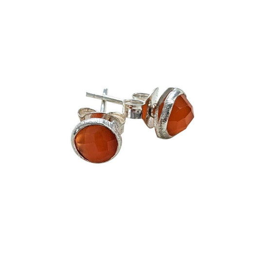 Le Petite Carnelian Sterling Post Earrings