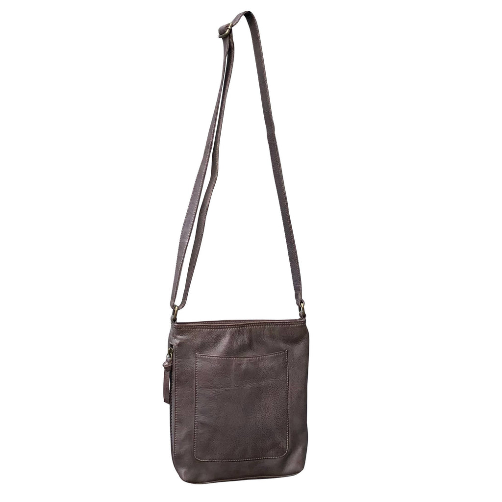 Rose Leather Crossbody