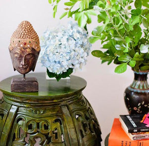 Buddha Head on Stand