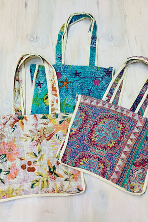 Kantha Market Bags